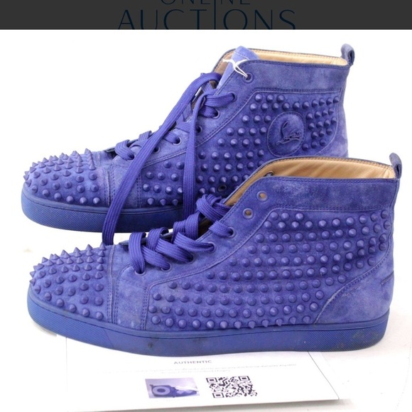 Authentic Christian Louboutin Suede Sneakers. Men\'s Size 46 (12.5 US) main image 8